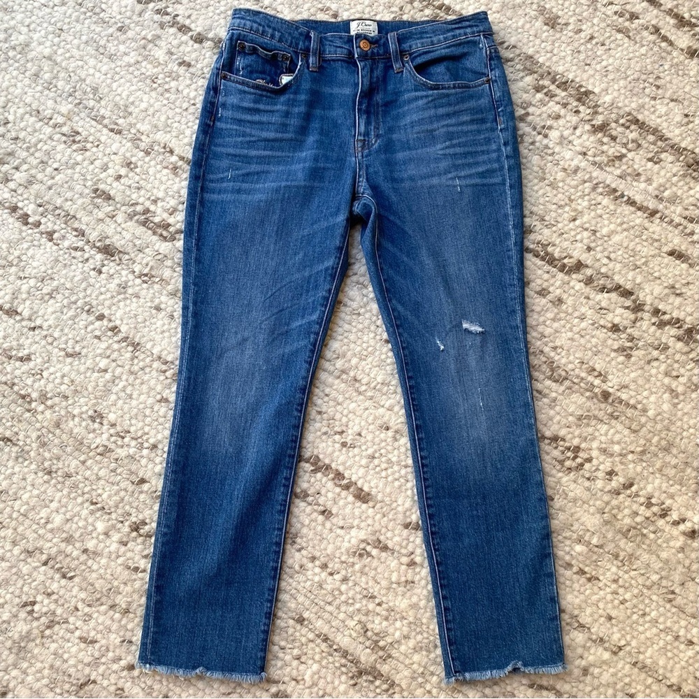 J. Crew Blue Boyfriend Jeans - Picture 2 of 14